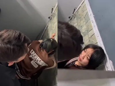 Phát hiện đôi cò sâu vụng trộm quan hệ nhau trong toilet cf