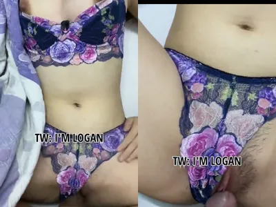 Trả bài em bạn gái vú ngon trong bộ đồ lót tím mới tặng