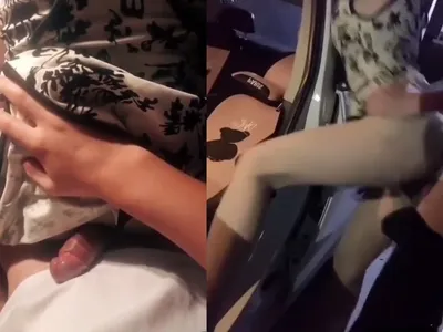 Bồ dáng nuột cưỡi ngựa nhấp nhả cực khoái trong ô tô